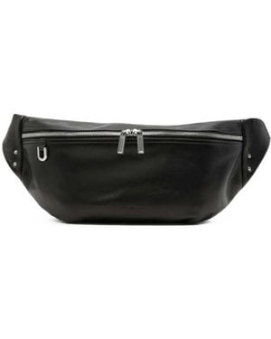 Rick Owens Leather Belt Bag - Black