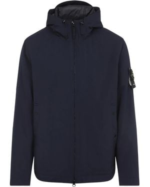 Stone Island Coats Blue - Blauw