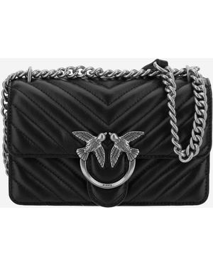 Pinko Mini Love One Tasche - Schwarz