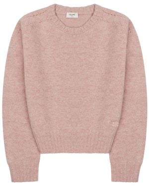 Celine Round Neck Sweater - Pink