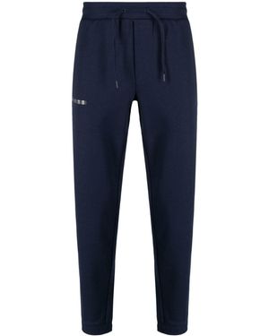 EA7 Jogginghose mit Logo-Print - Blau