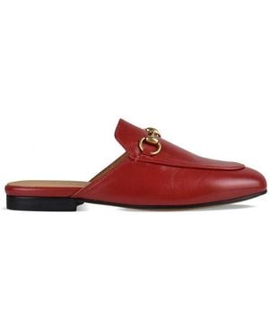 Gucci Princetown Slides - Rot