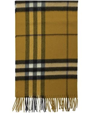 Burberry Schal mit Karomuster - Grün