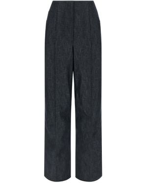 Fendi Roma' Patch Jeans - Blau