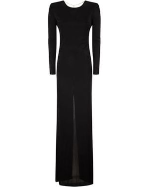 Elisabetta Franchi Carpet Dress - Black