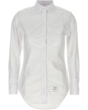 Thom Browne Oxford Cotton Shirt - Weiß