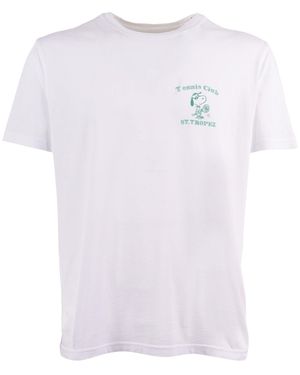 Bl'ker T Shirt Mc Grafica "St.Tropez" - White