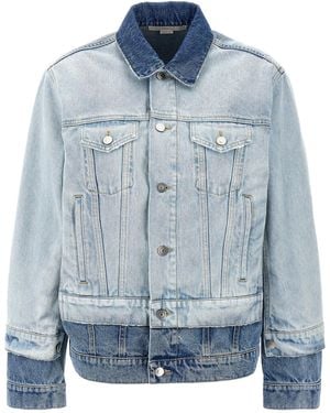 Stella McCartney Layered Denim Jacket - Blue