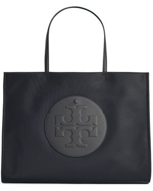 Tory Burch Large 'Ella' Nylon Bag - Black