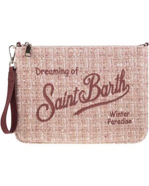 Mc2 Saint Barth Pochette Bag With Shoulder Strap - Pink