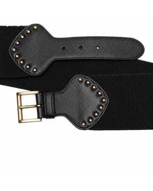 Prada Cint Elastico Cotone - Black