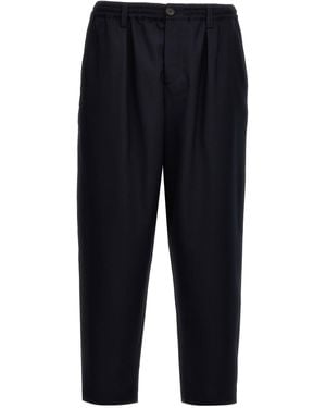 Marni Tropical Wool Pants - Blue