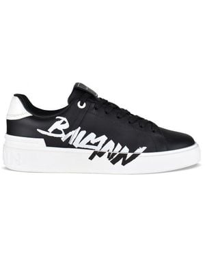 Balmain B-Court Sneakers - Black