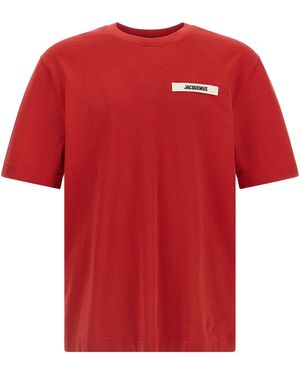 Jacquemus 'Gros Grain' T -Shirt - Rot