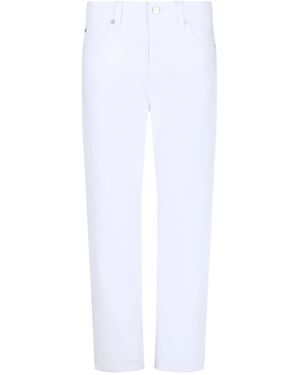 Calvin Klein Mr Slim Ankle Denim - White