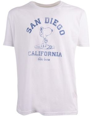 Bl'ker T-shirt Mc Grafica "san Diego" - Wit