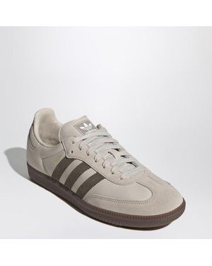 adidas Originals Trainer Samba Og Alumina/Medium Dark Khaki/Gum - White