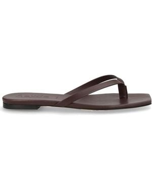 Aeyde Slip On Slippers - Brown