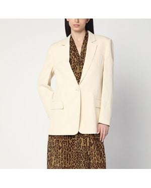 Stella McCartney Single-Breasted Jacket - Natural