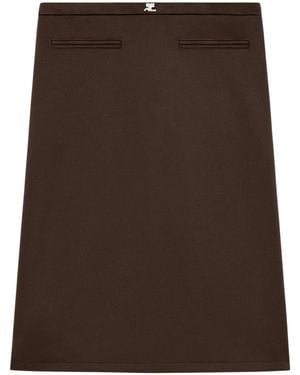 Courreges Interlock Tracksuit Skirt - Black