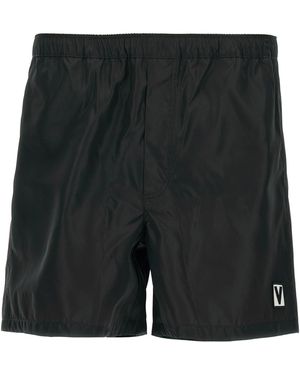 Valentino Garavani Chez Beachwear Nero-Uomo