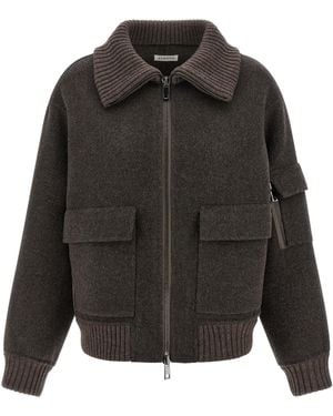 P.A.R.O.S.H. 'Leak25' Bomber Jacket - Grau