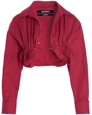 Jacquemus 'Ma Viscose' Shirt - Rot