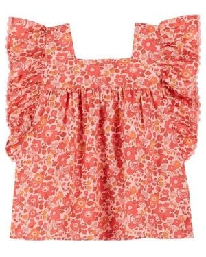 Emile Et Ida Maglietta Blouse Liberty - Red