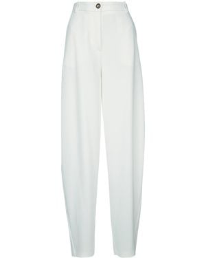 Elisabetta Franchi Wide Trousers - White