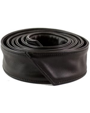 LA ROSE Leather Belt - Black