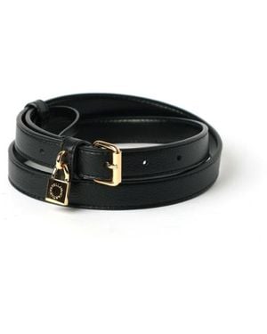 Stella McCartney Stella Ryder Kleiner Gürtel geprägtes körniges Eco Alter Mat Murraya + Vegea - Schwarz