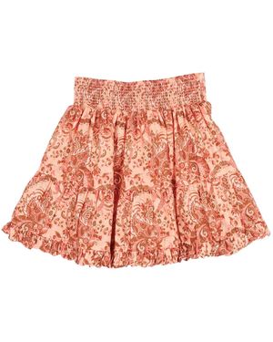 Zimmermann Aster Kids Bubble Hem Skirt - Red