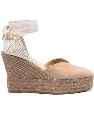 Manebí Hamptons 110Mm Wedge Espadrilles - Natural