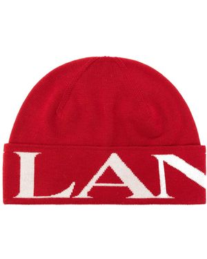 Lanvin Chapeau de laine - Rouge