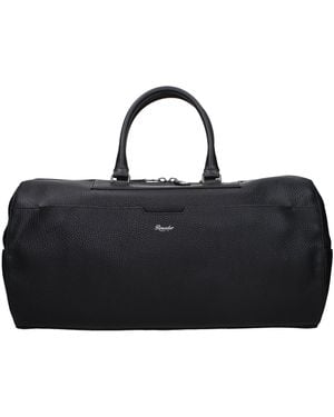 Pineider Leather Briefcase - Black