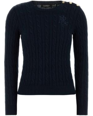 Ralph Lauren Cotton Blend Jumper - Blue