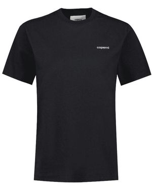 Coperni Schwarzes Logo Boxy T-Shirt