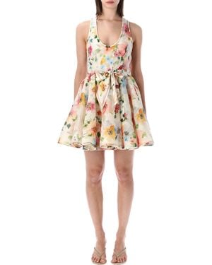 Zimmermann Alchemy Racer Mini Dress Linen - White