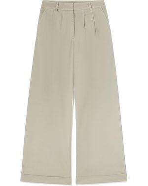 Palm Angels Cotton Trousers - White