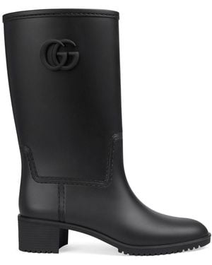 Gucci rain boots black best sale