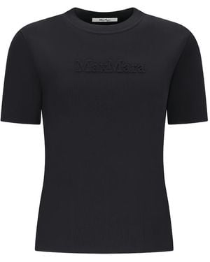 Max Mara Pure Cotton T-Shirt - Black