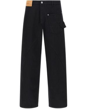 JW Anderson 'Twisted Workwear' Jeans - Blau