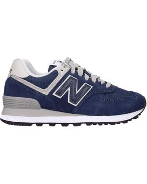 New Balance Trainers Donna Camoscio Blu/Denim - Blue