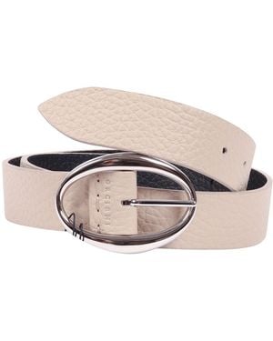 Claudio Orciani Reversible Textured Leather Belt - Multicolor