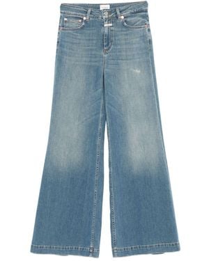 Closed Geschlossene Leuchten auf Denim -Baumwolljeans - Blau