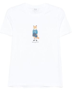 Maison Kitsuné Maglietta - Bianco