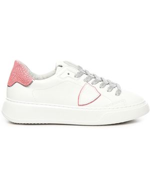 Philippe Model Temple Sneakers Calfsk - Bianco