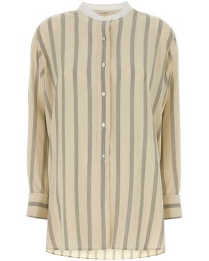 The Row Relaxed Stripes Shirt - White