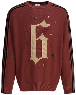 adidas Originals "Song For The Mute Adi006" Crewneck - Red