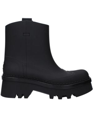 Chloé Raffia Raina Boots - Black